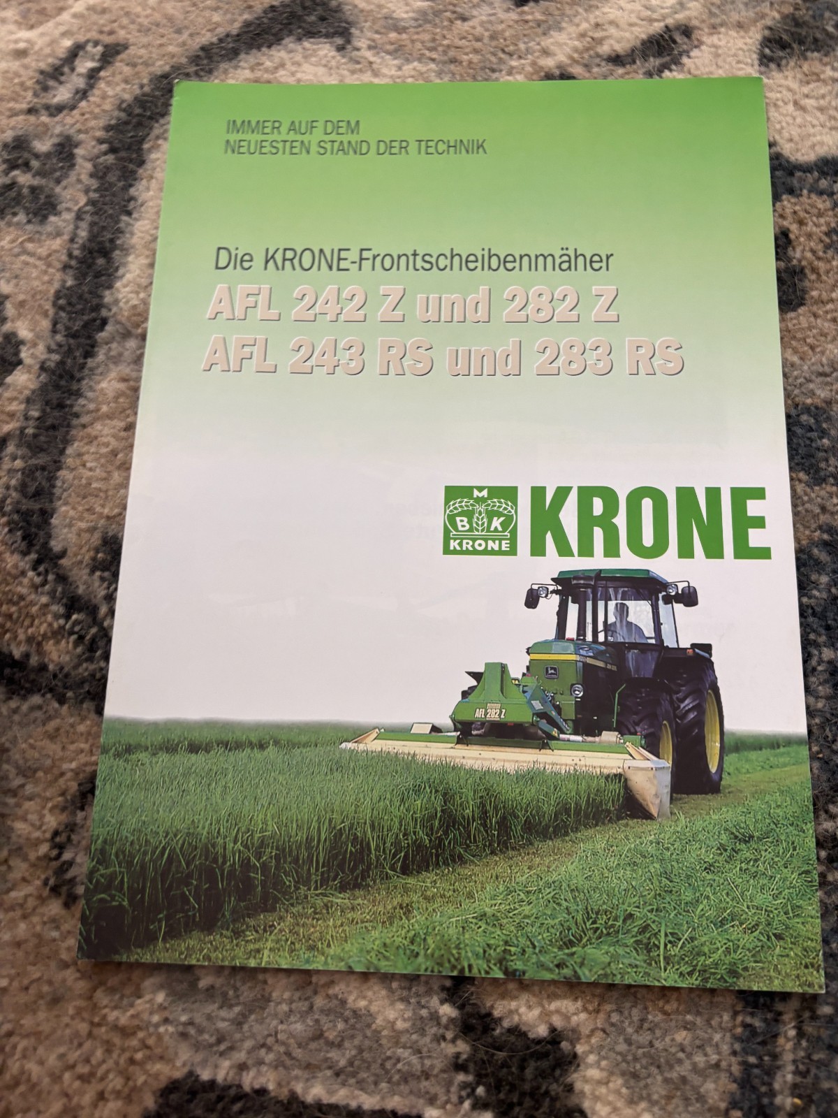 Krone AFL242 AFL243 Front Disc Mower Brochure FCCA25