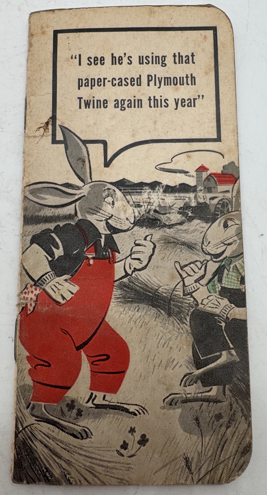 1942 Plymouth Twine Advertising Pocket Notebook with Calendar