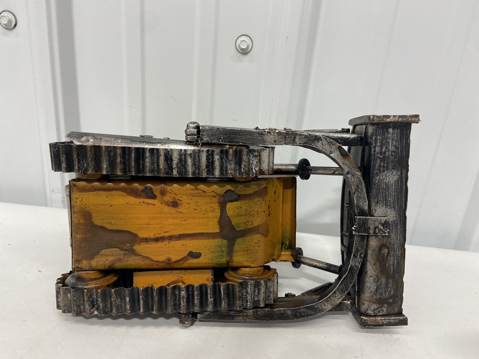 Vintage Bulldozer Metal Scale Model 10&Prime; Collector Construction Bulldozer