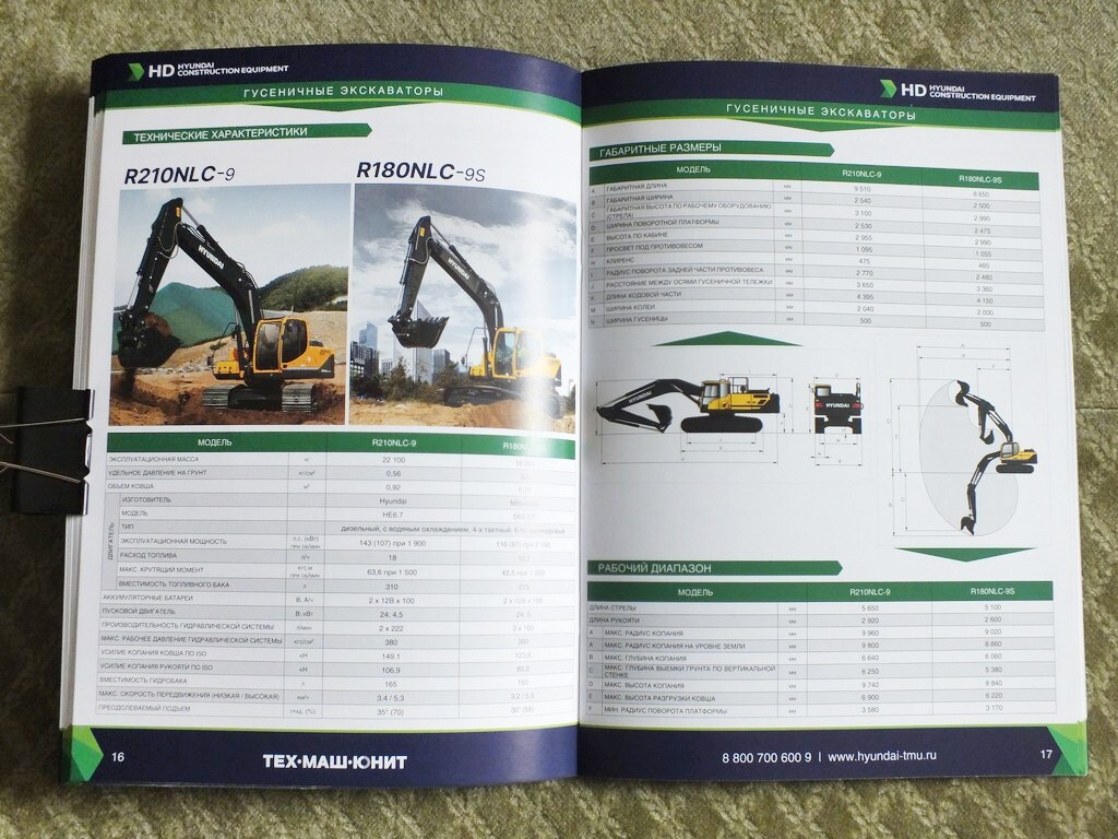 HYUNDAI Mining & Construction Equipment Loader Bulldozer Excavator Brochure 2025