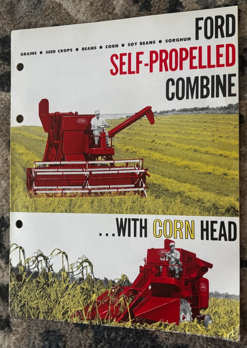 Ford Self Propelled Combine For 1961 Brochure DCPA26