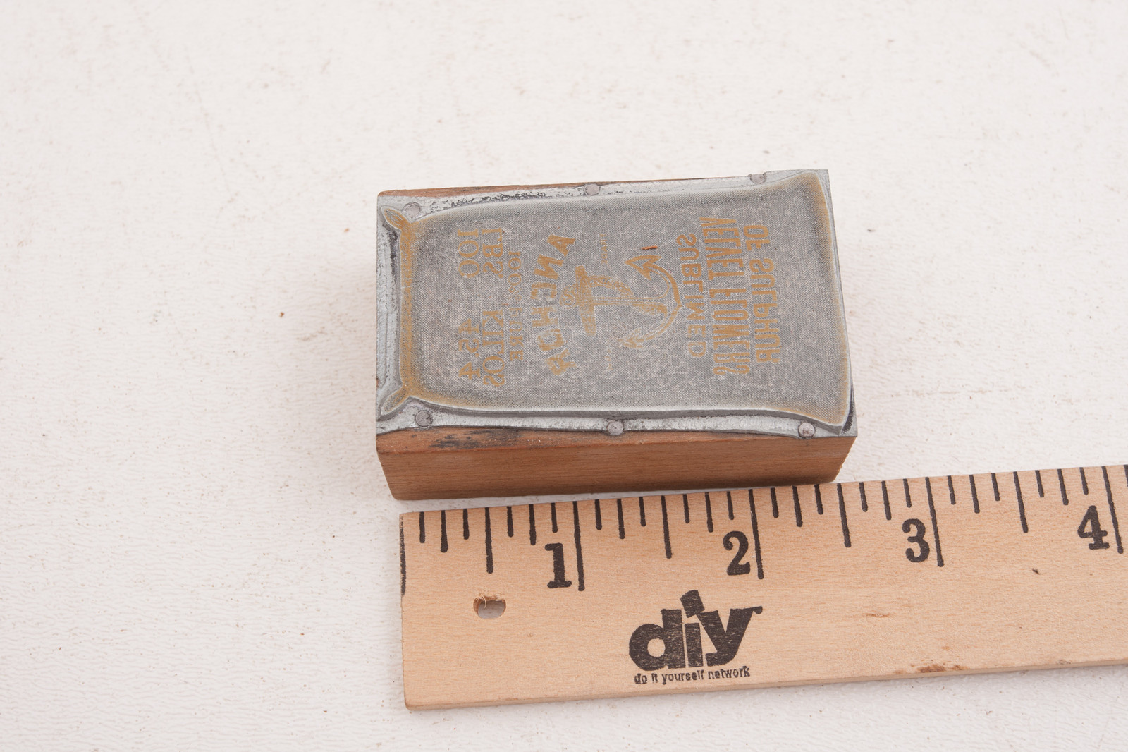 Anchor Sublime Velvet Flowers Pair Printers Block Advertising (A5L-3/35)