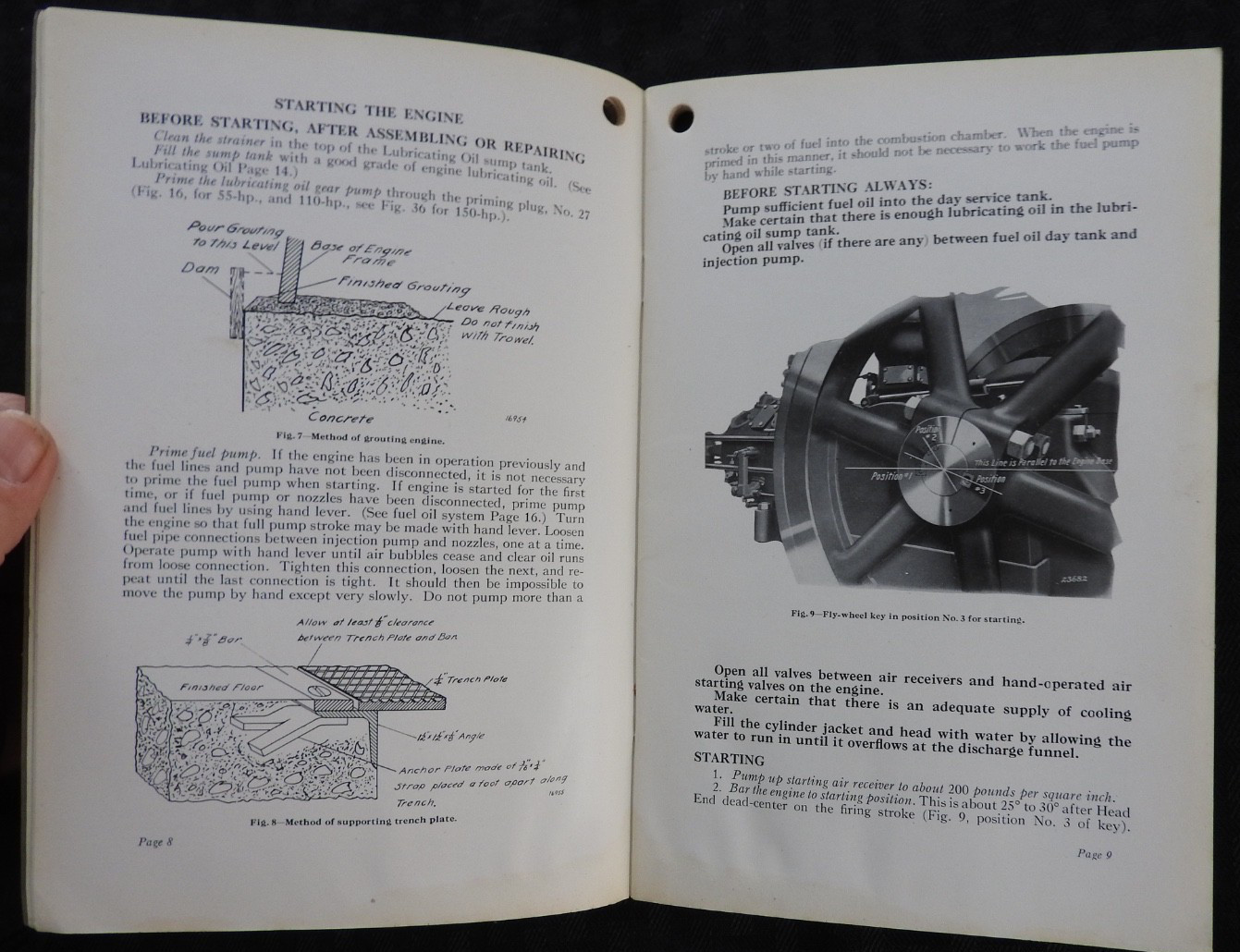 1927 Ingersoll-Rand « TYPE PO » Hit-N-Miss Oil Engines Operators Manual ORIGINAL!