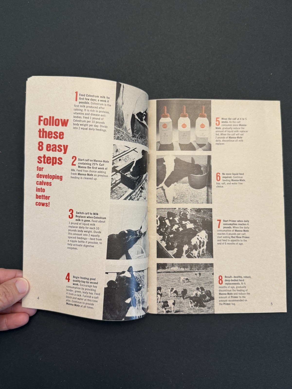 Vintage Carnation Albers « Raising Better Livestock on Small Farms » Booklet