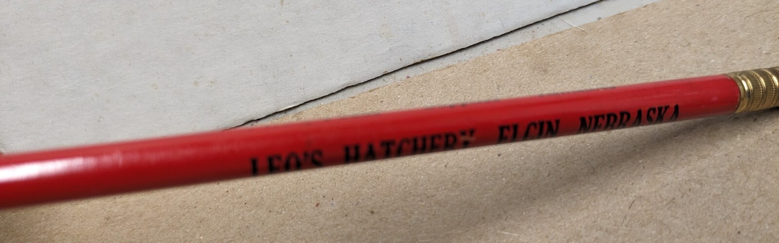 Vintage Leo&rsquo;s Hatchery Leo Eischeid, Prop. Elgin NE Pencil Quality Chicks Feeds