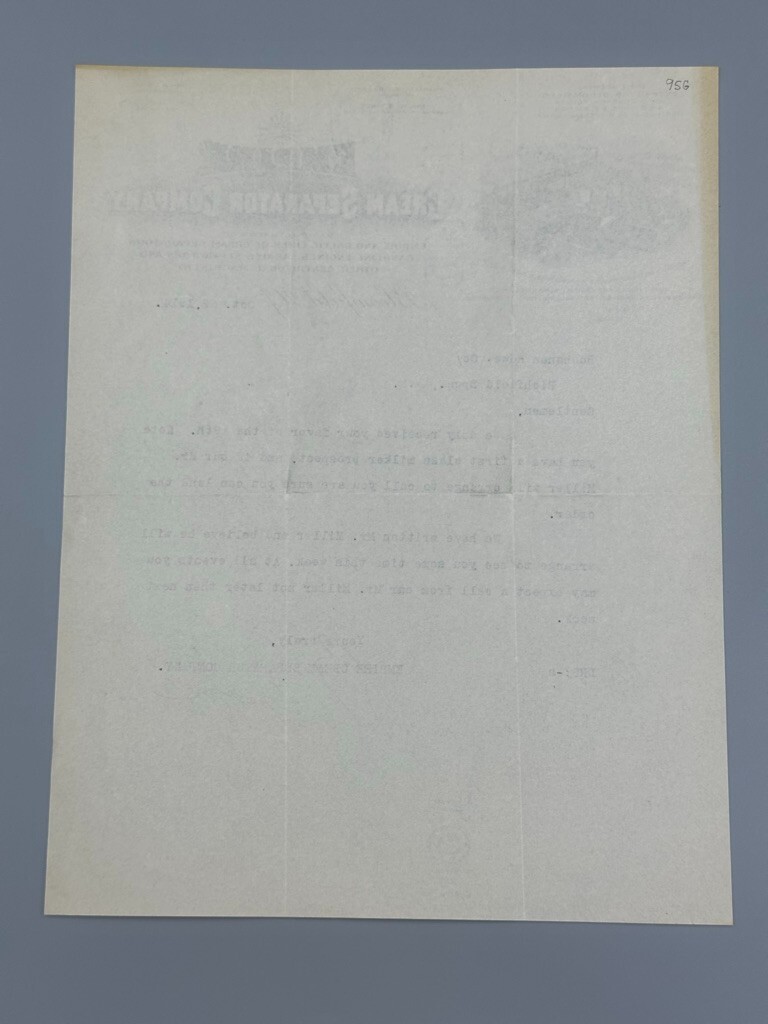 1914 EMPIRE CREAM SEPARATOR Dairy FARM Advertising Letter BLOOMFIELD NJ Antique
