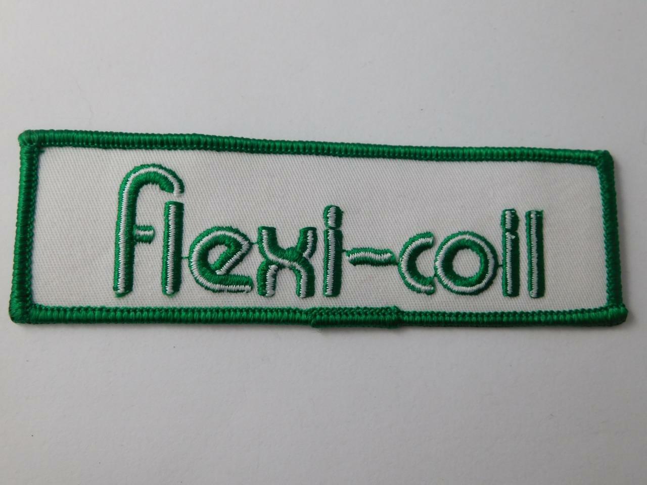 FLEXI-COIL FARM EQUIPMENT VINTAGE TRUCKER HAT PATCH BADGE TRACTOR ADVERTISING