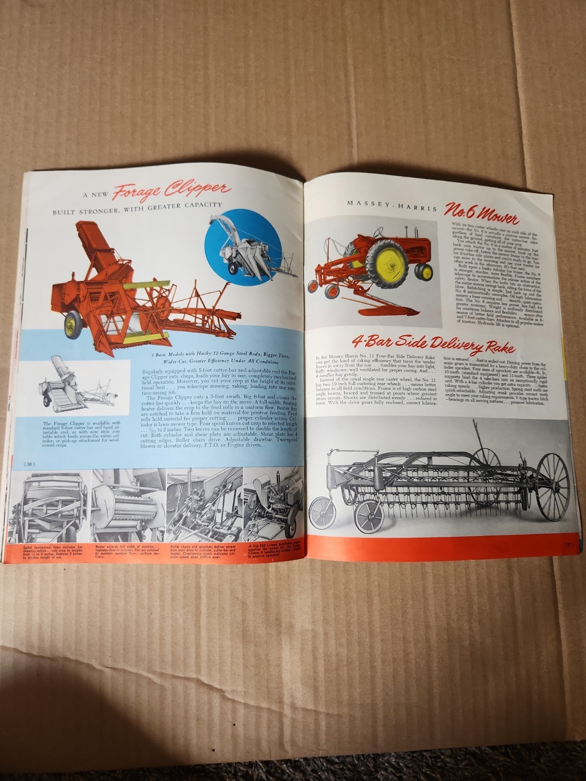 VINTAGE MASSEY HARRIS BUYERS Full Tractor GUIDE Orchard Hillside Rice CATALOG