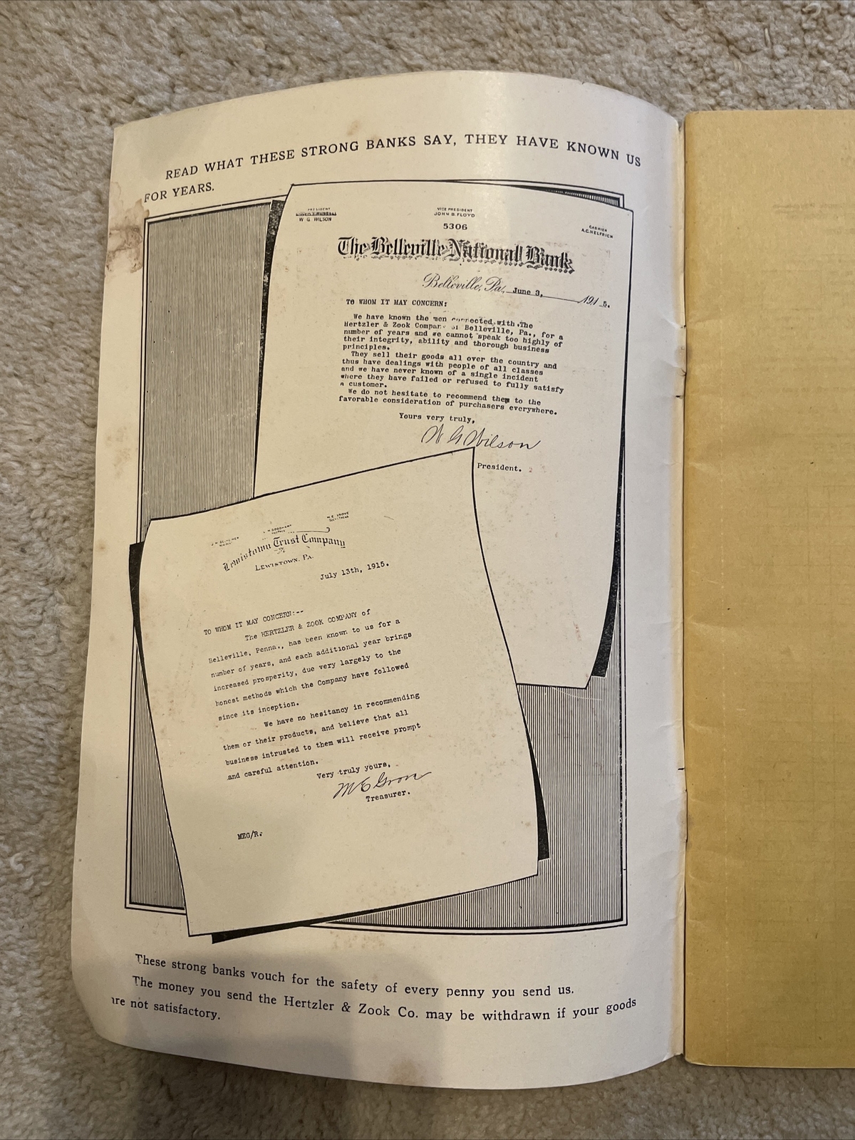 Vintage Hertzler & Zook Machinery And Farm Implement Catalog 1918 Catalog No.11