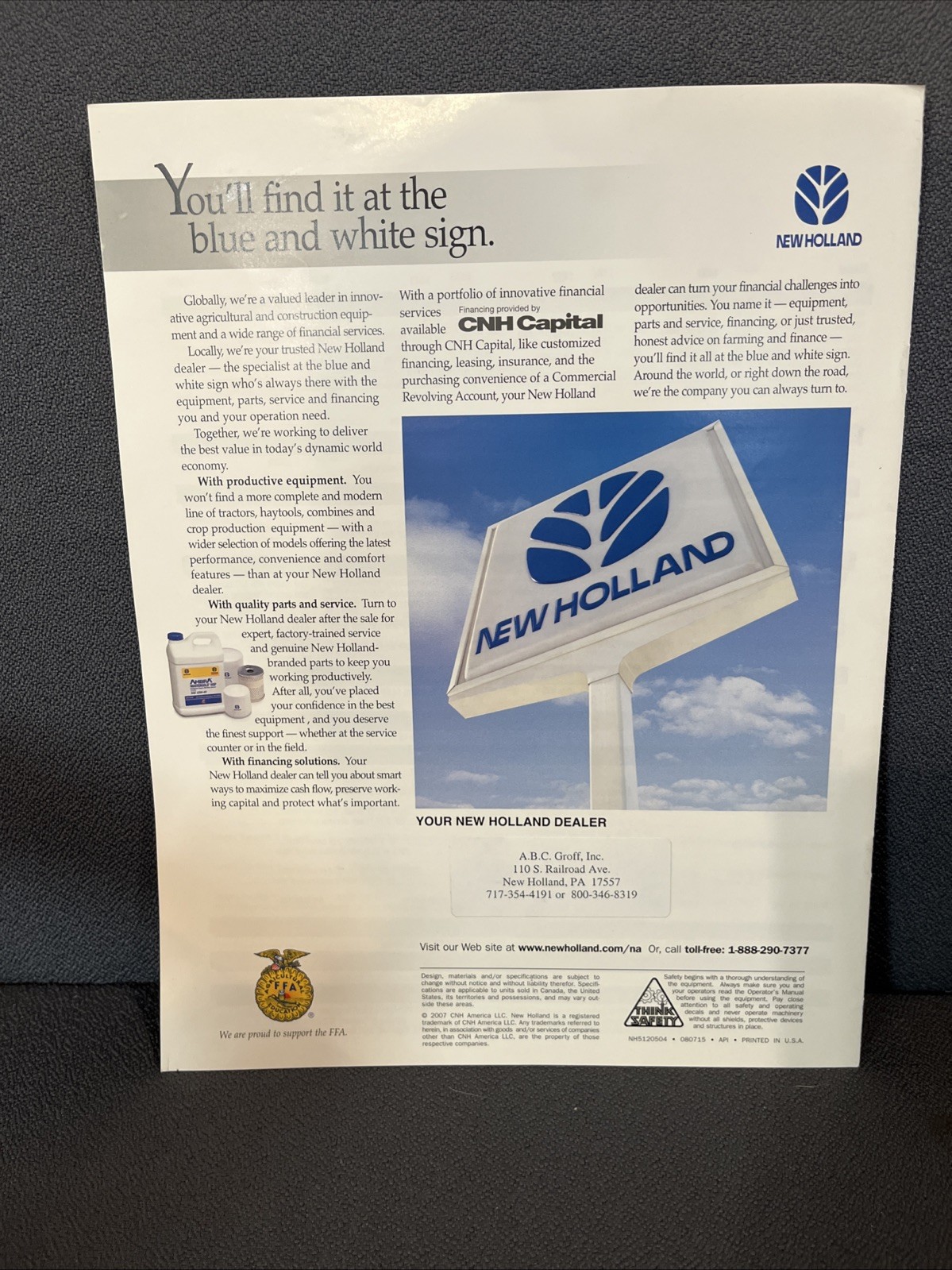 New Holland 1409-1442 Discbine Mower Sales Brochure