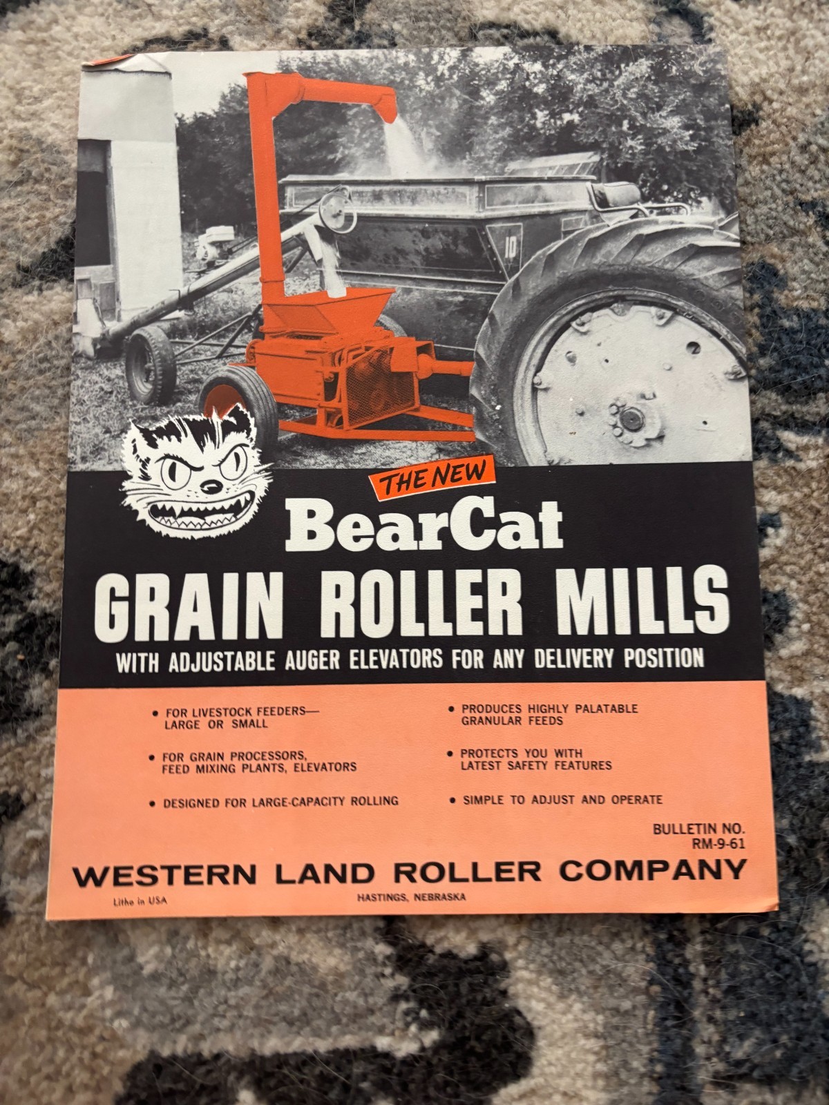 Western Bearcat Grain Roller Mills Brochure FCCA25