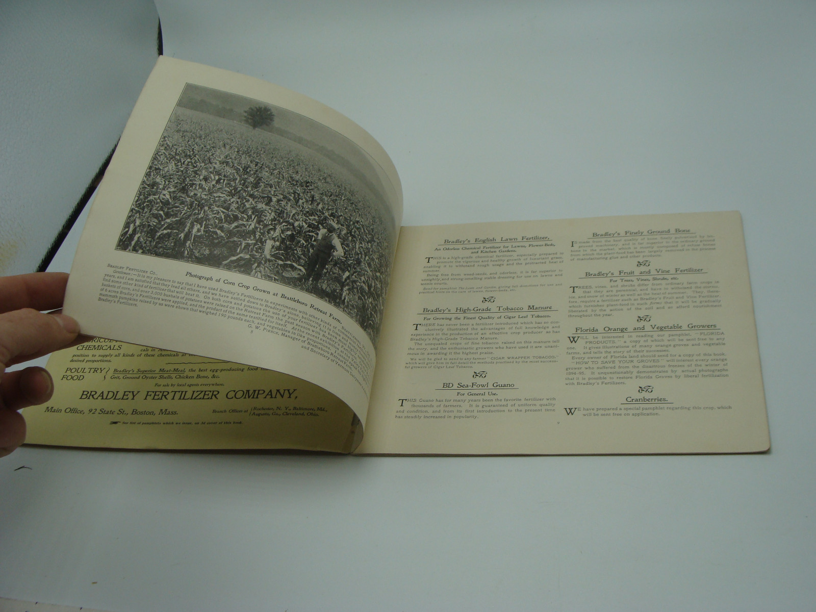 original 1896 BRADLEY&rsquo;S AMERICAN FARMER – 34pgs