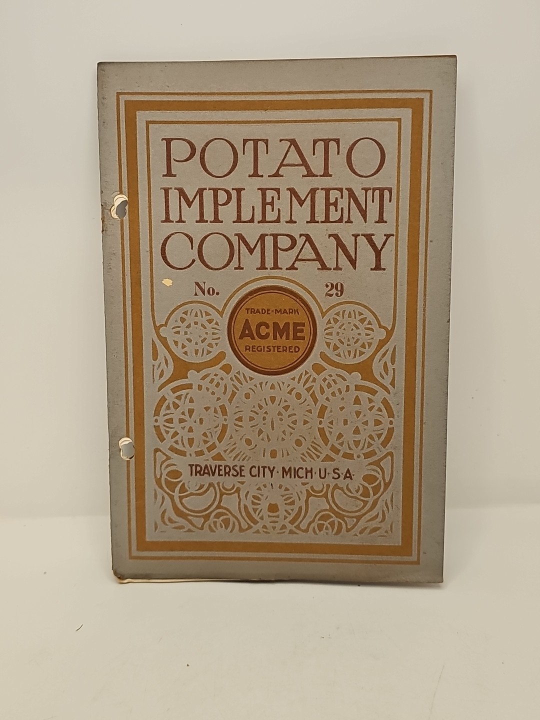 acme potato implement co catalog brochure traverse city MI no29