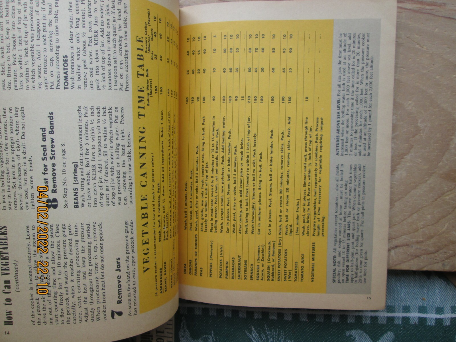guide to batter canning – kerr glass 1951