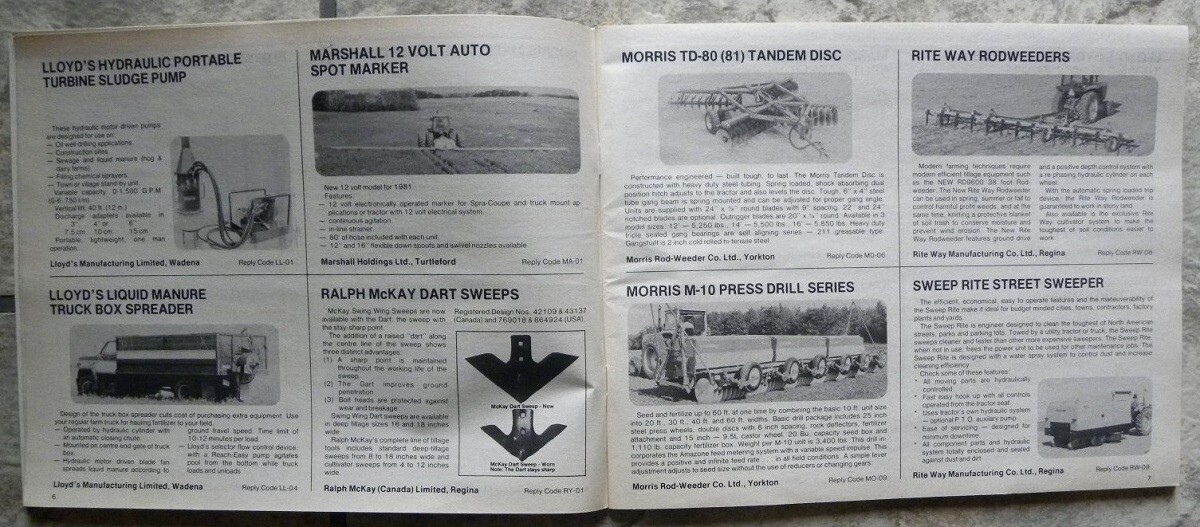 1981 Prairie Implement, Farm Machinery Buyers Guide, Saskatchewan, Canada