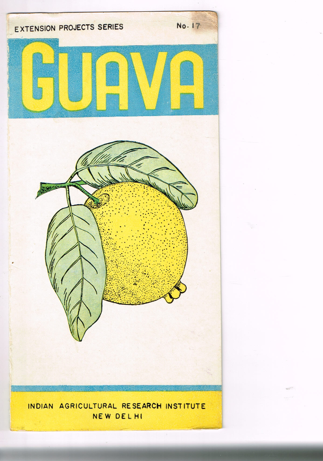 Vintage 1960s Farm Brochure India New Delhi GUAVA Extension Project