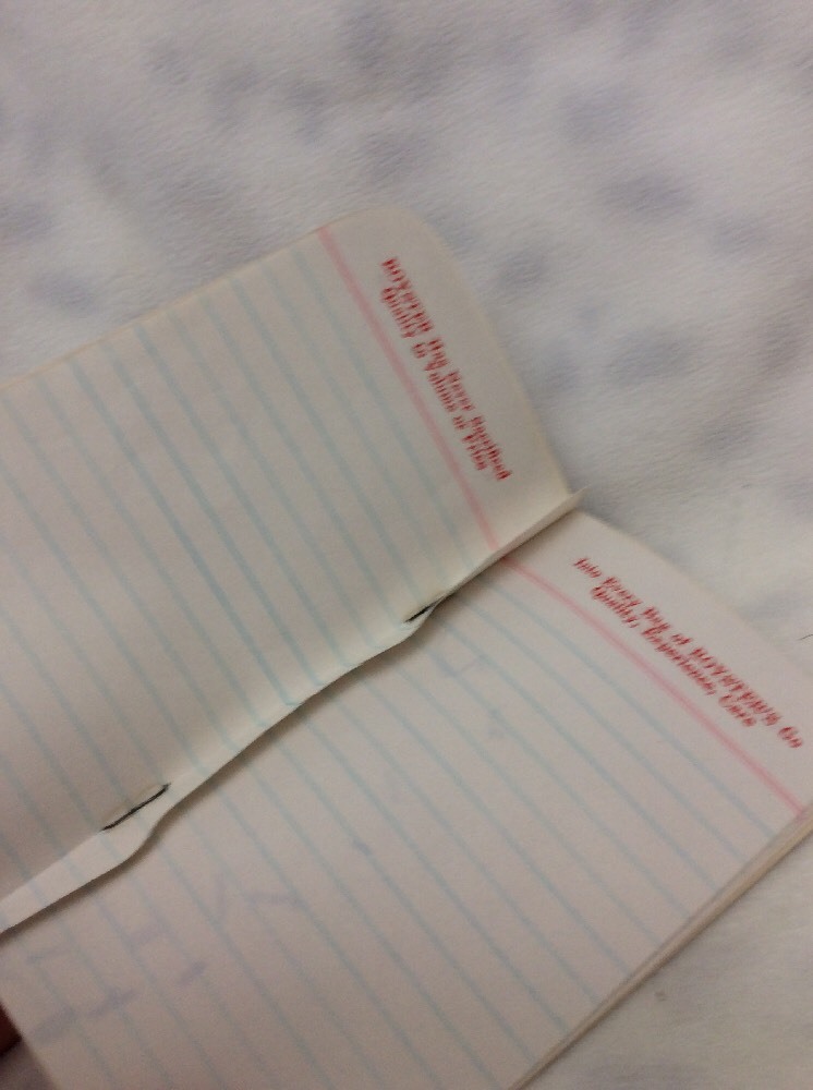 VINTAGE 1959 F.S. ROYSTER FERTILIZERS -Farmer&rsquo;s Note Pad w/Calendars