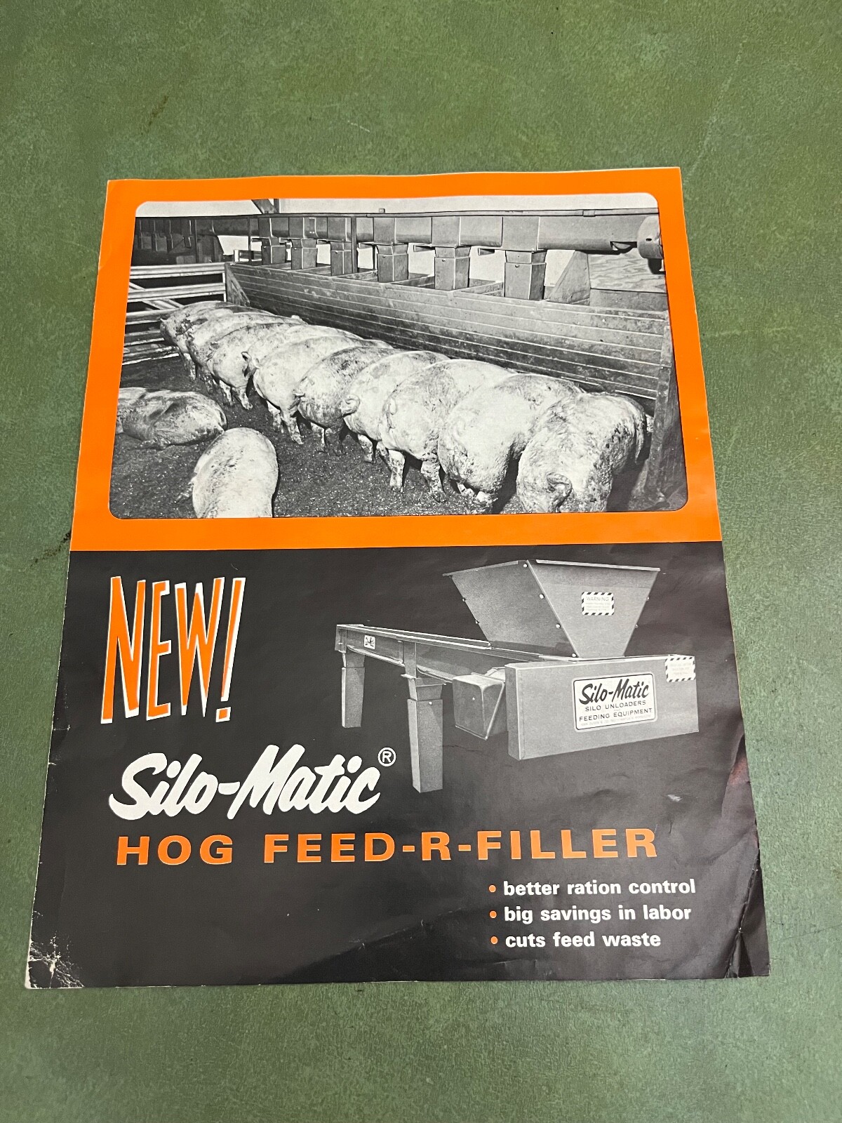 Original Silo Matic Hog Feed-R-Filler Brochure