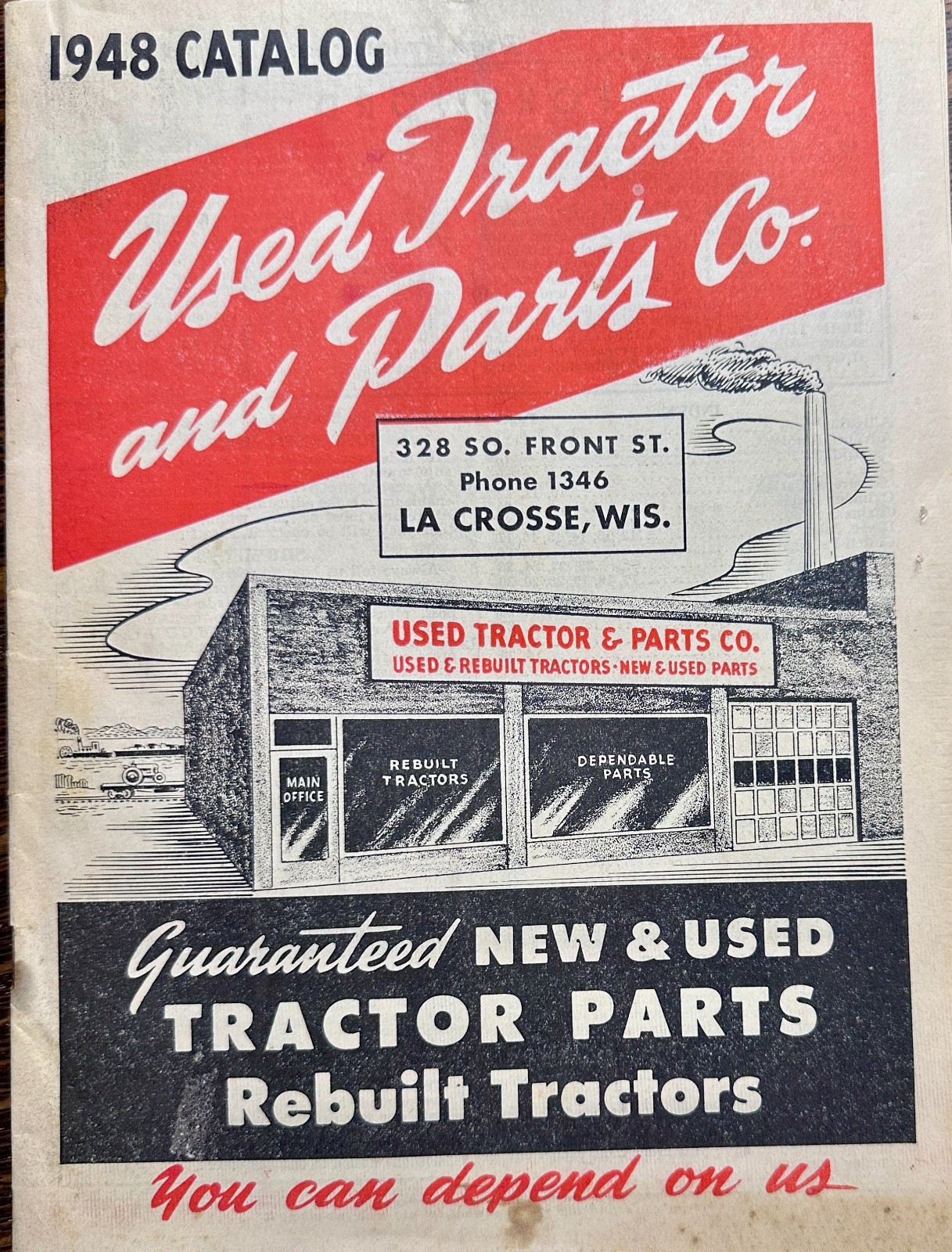 Original 1948 Parts Catalog – Used Tractor & Parts Co La Crosse, WI – #MC-8