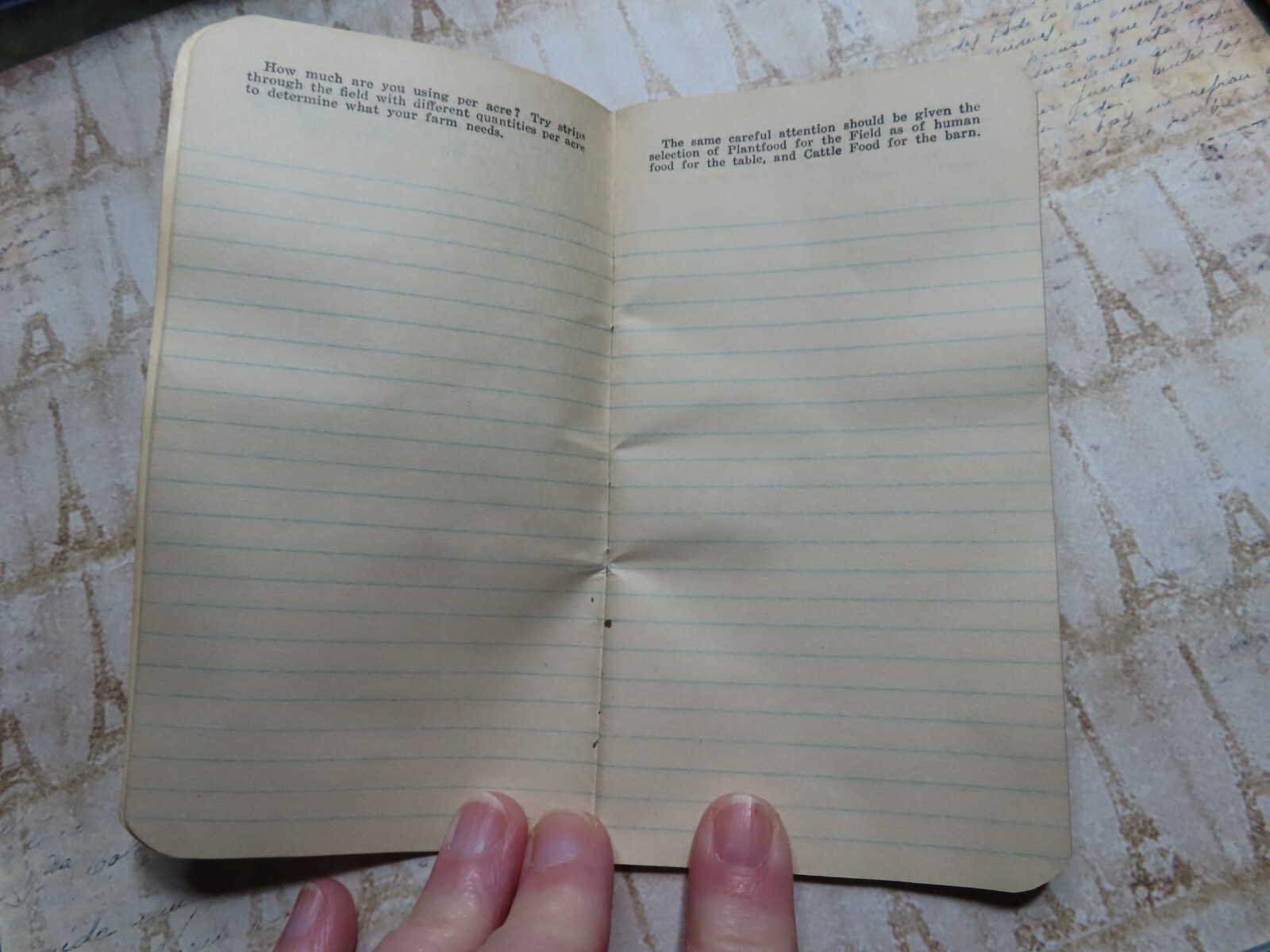 Vintage 1930/31 Advertising Notebook*MILLER&rsquo;S HIGH GRADE FERTILIZER*Baltimore MD
