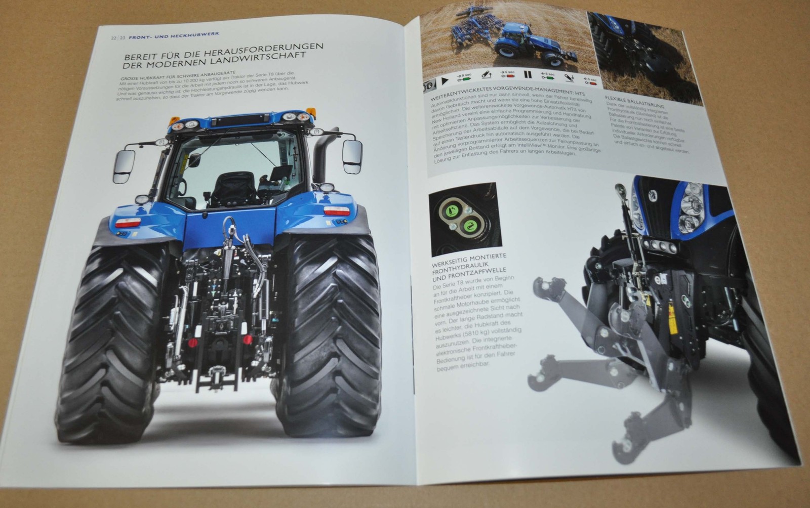 2015 New Holland T8 Series Tractor Brochure Prospekt DE