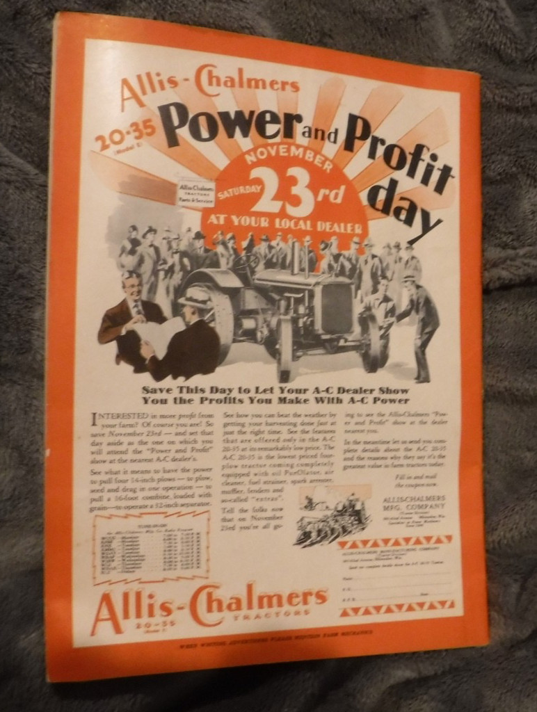 FARM MECHANICS NOVEMBER 1929 MAGAZINE ; SELL THE CREAM, HORSES, ELECTRIC,POULTRY