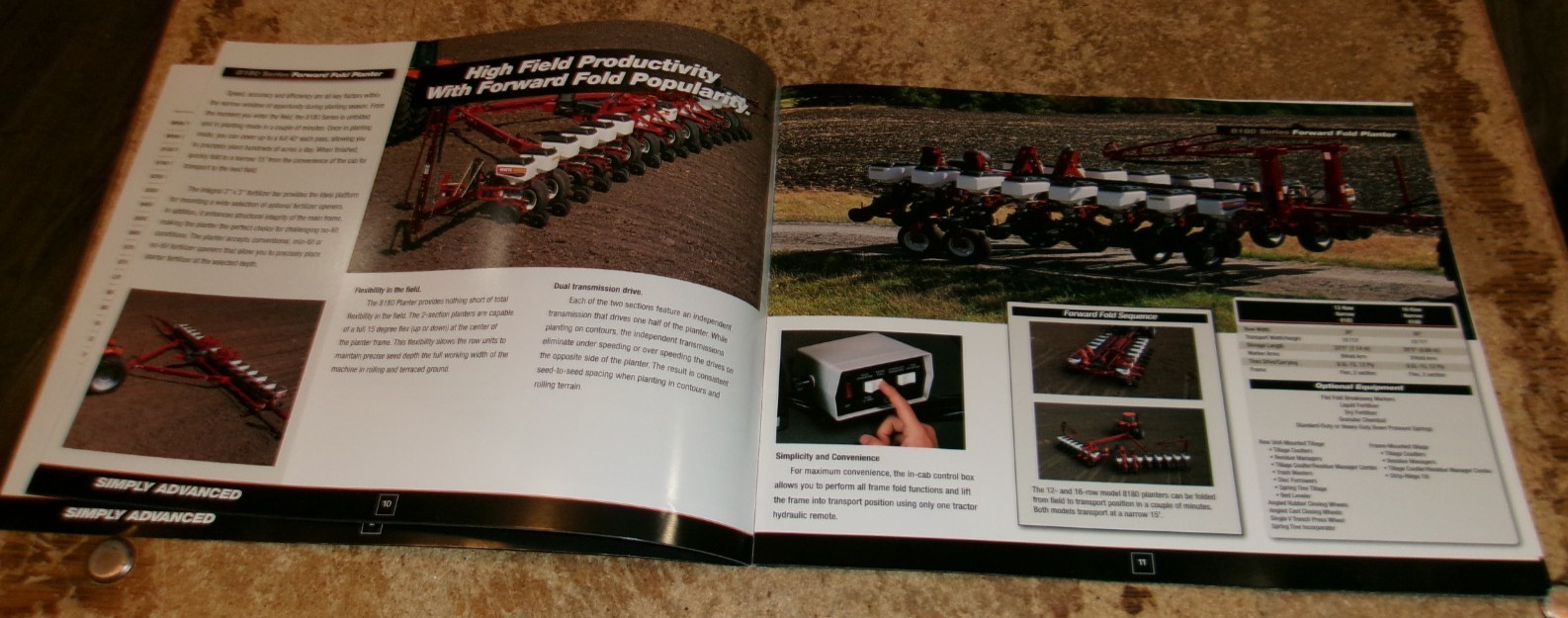 2006 white/agco 8000 series planters brochure in nice shape used