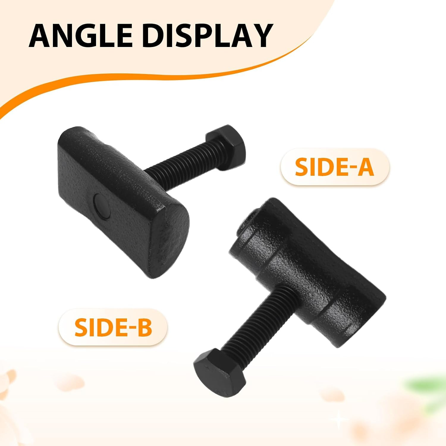 2Pcs Torsion Bar Key Adjuster Block Nuts with Bolts, Replacement
