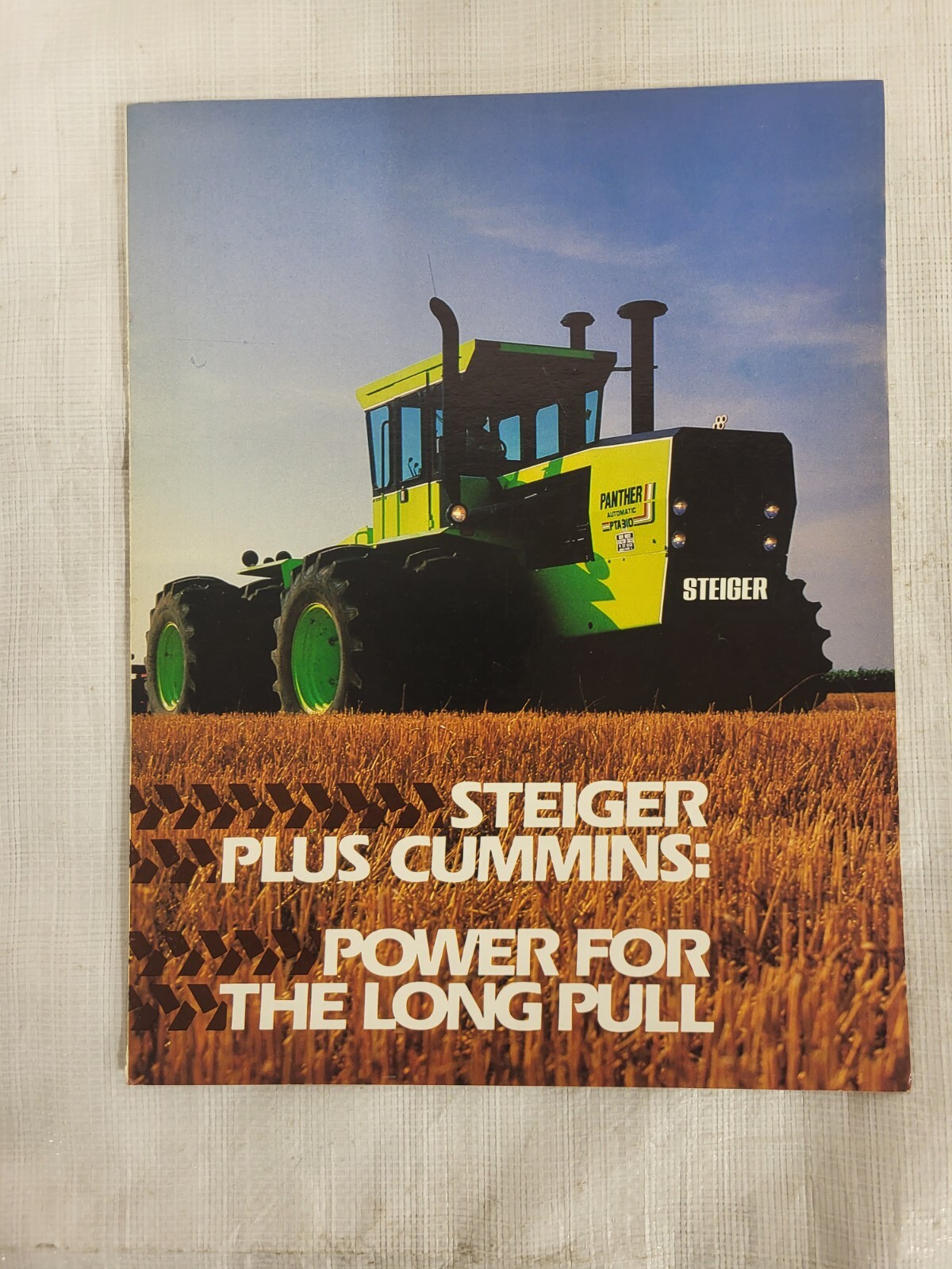 Original Steiger Cummins Tractor Brochure