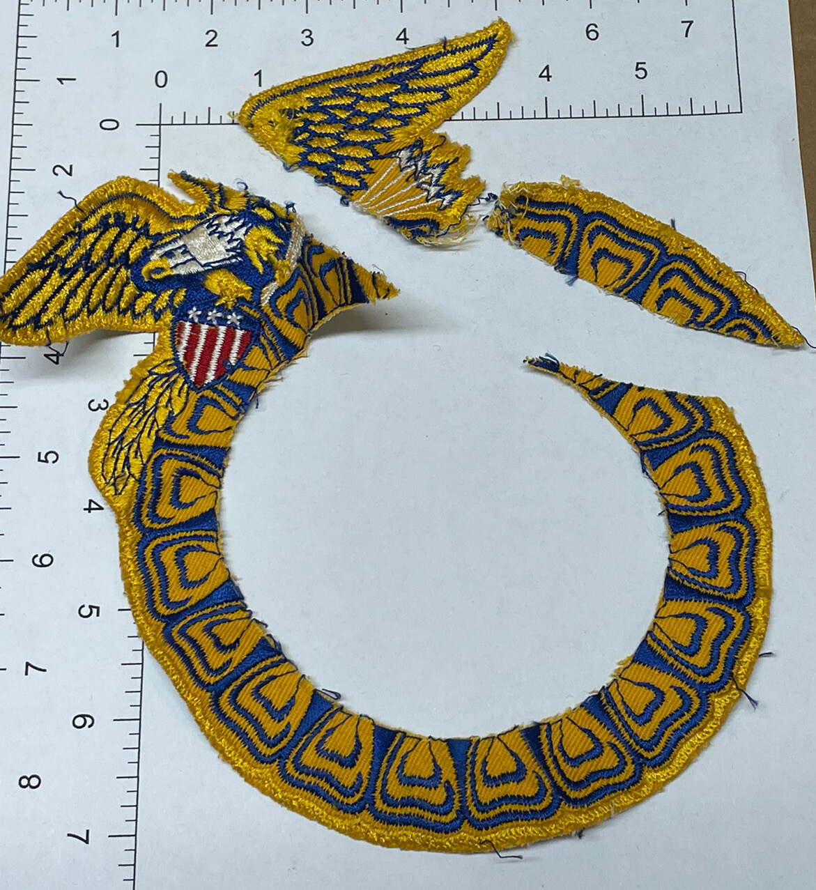 Vintage Future Farmers of America (FFA) Patch RARE Emblem Round Logo Eagle