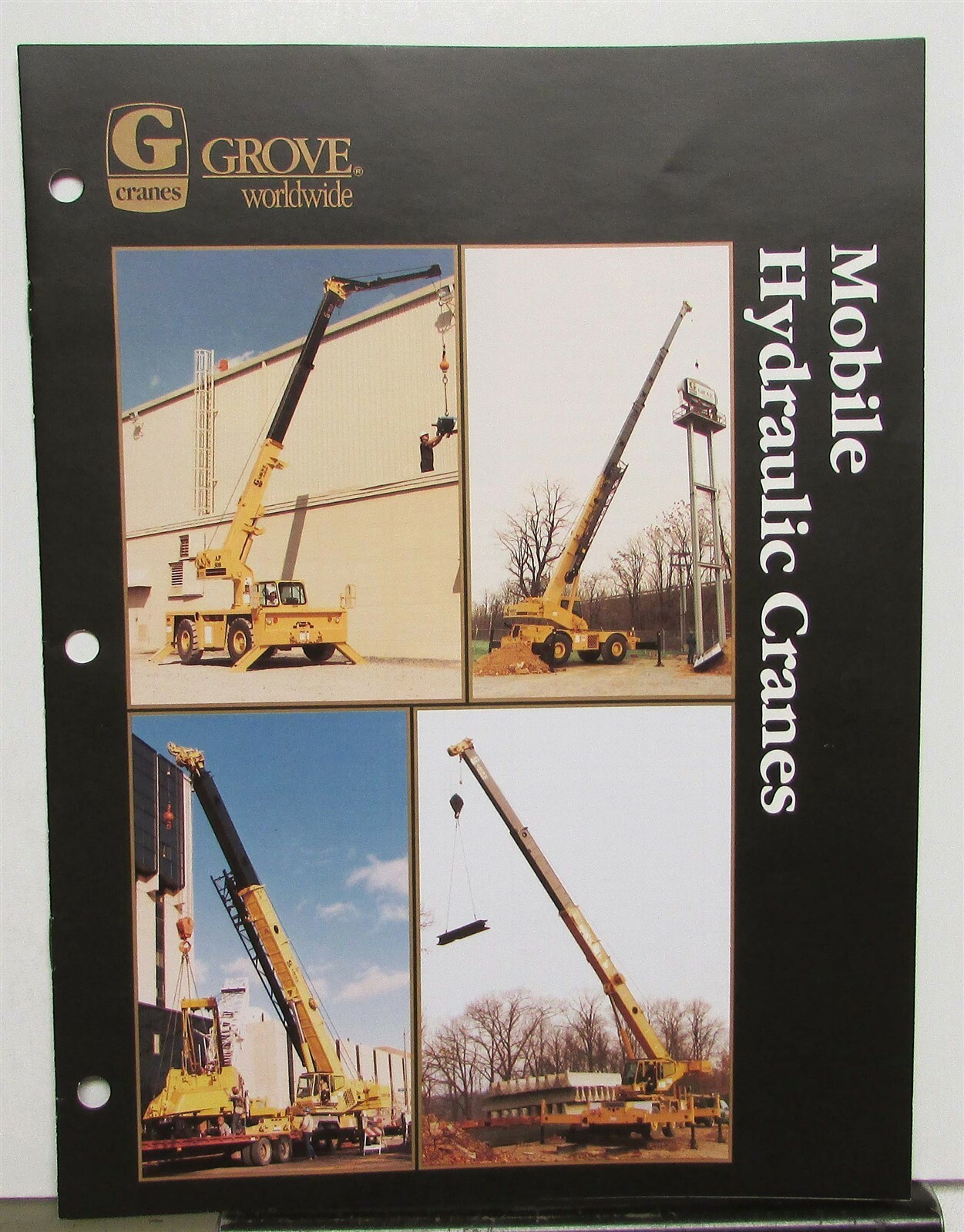 1993 Grove Mobile Cranes Specifications Construction Sales Brochure