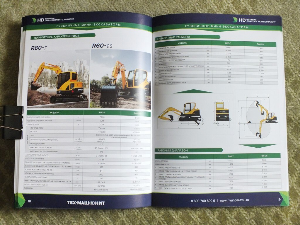 HYUNDAI Mining & Construction Equipment Loader Bulldozer Excavator Brochure 2025