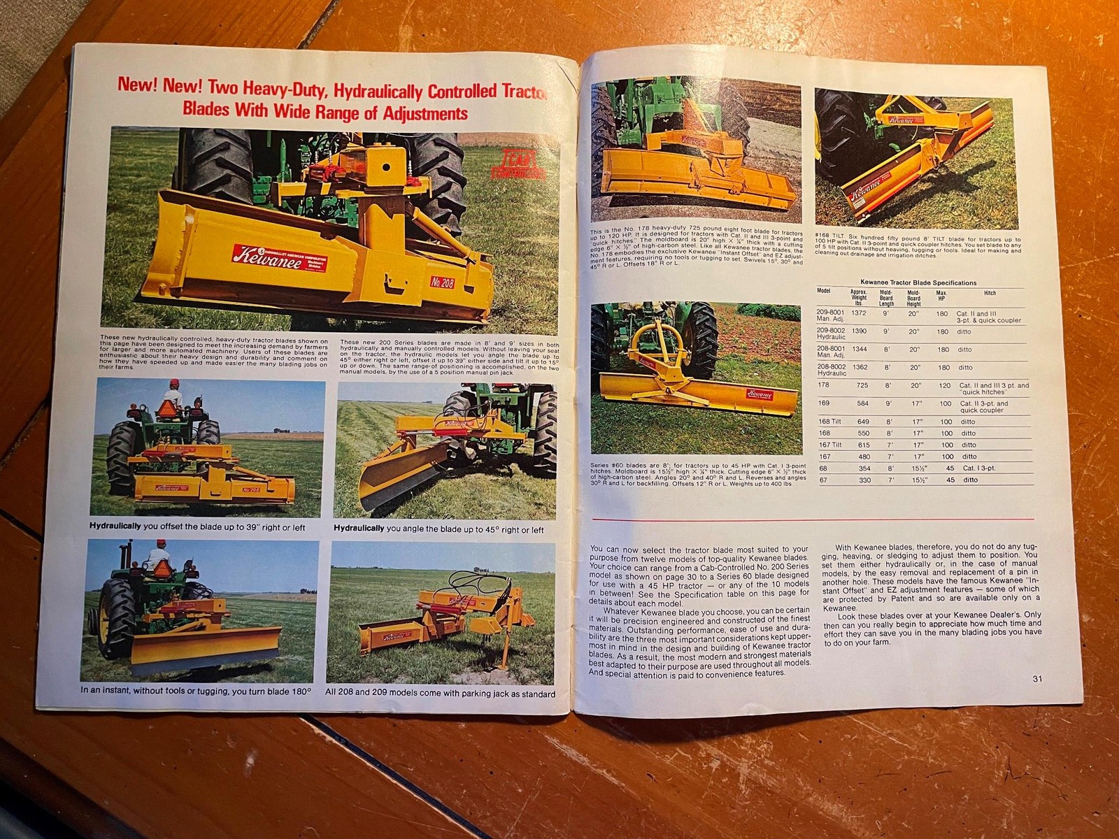 Kewanee Tillage Tools Farm Implement Catalog Brochure 1977 Chromalloy American