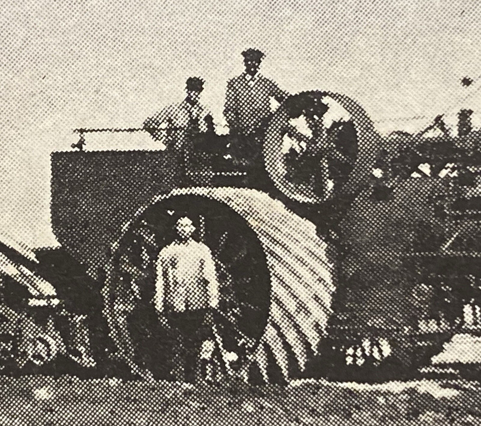 1912 « PLOWING BY STEAM IN FINNEY COUNTY-KANSAS » {STEAM TRACTOR ENGINE} POSTCARD!