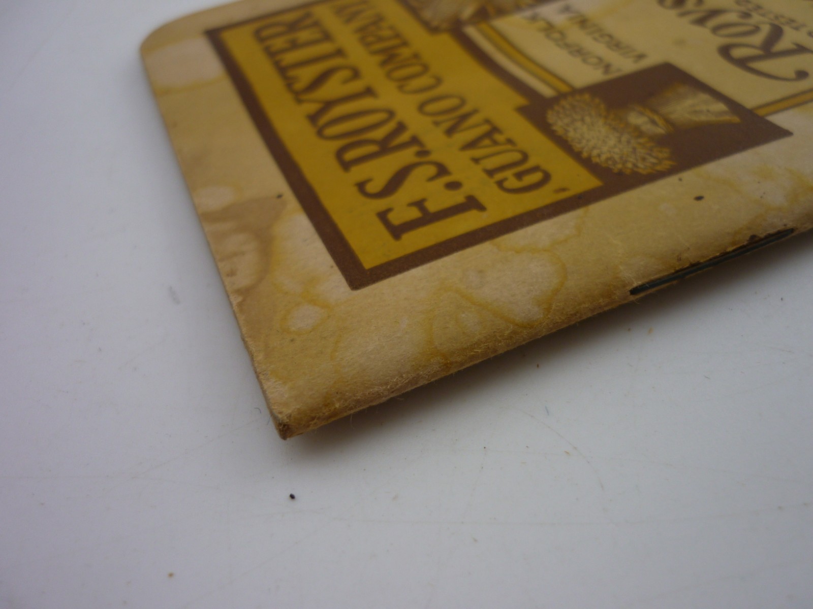 1932 F.S. Royster Guano Co Pocket Calendar Memorandum Book Norfolk VA Farm Adv