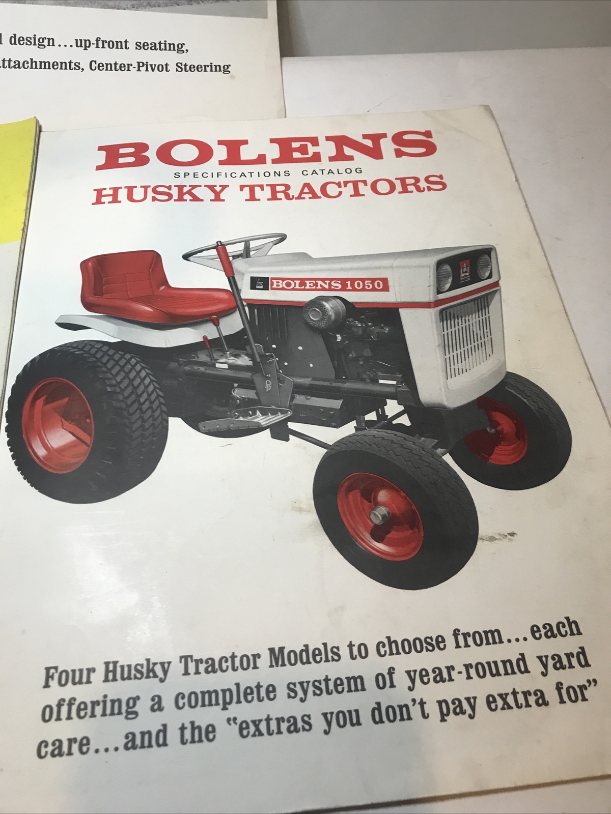 bolens husky tractor catalog arnold palmer 1967 lot
