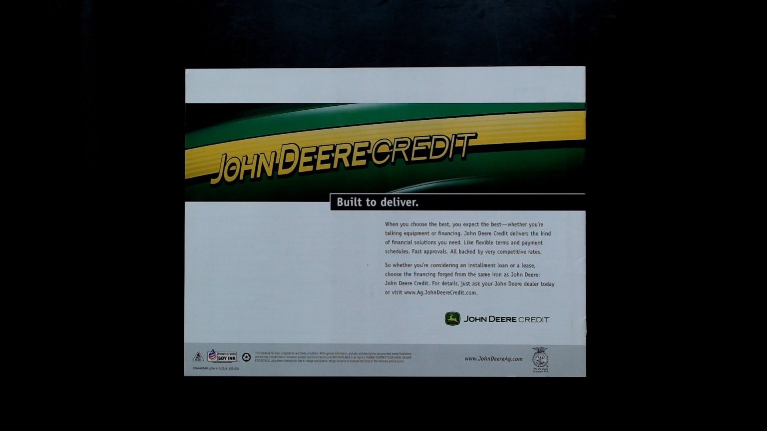 John Deere 6015 Series Brochure 72-105 PTO HP Tractors Vintage
