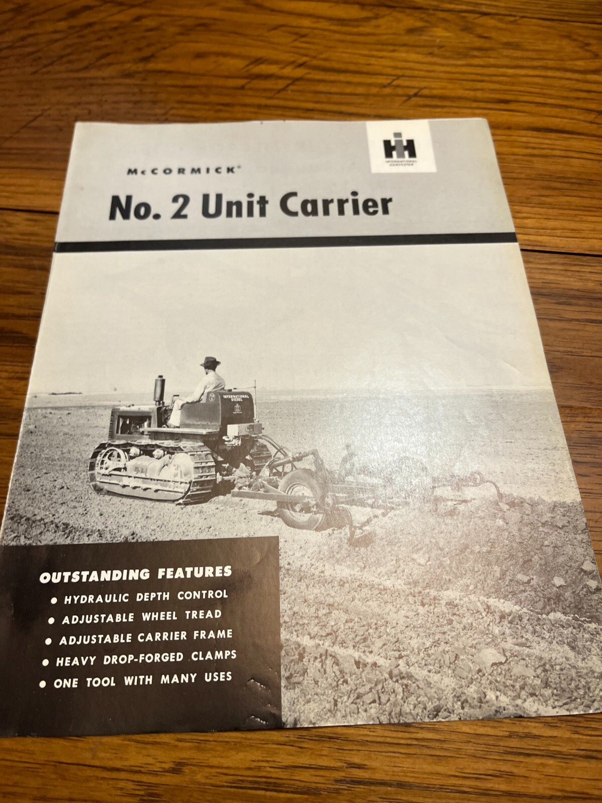 International Harvester No. 2 Unit Carrier For 1956 Brochure FCCA