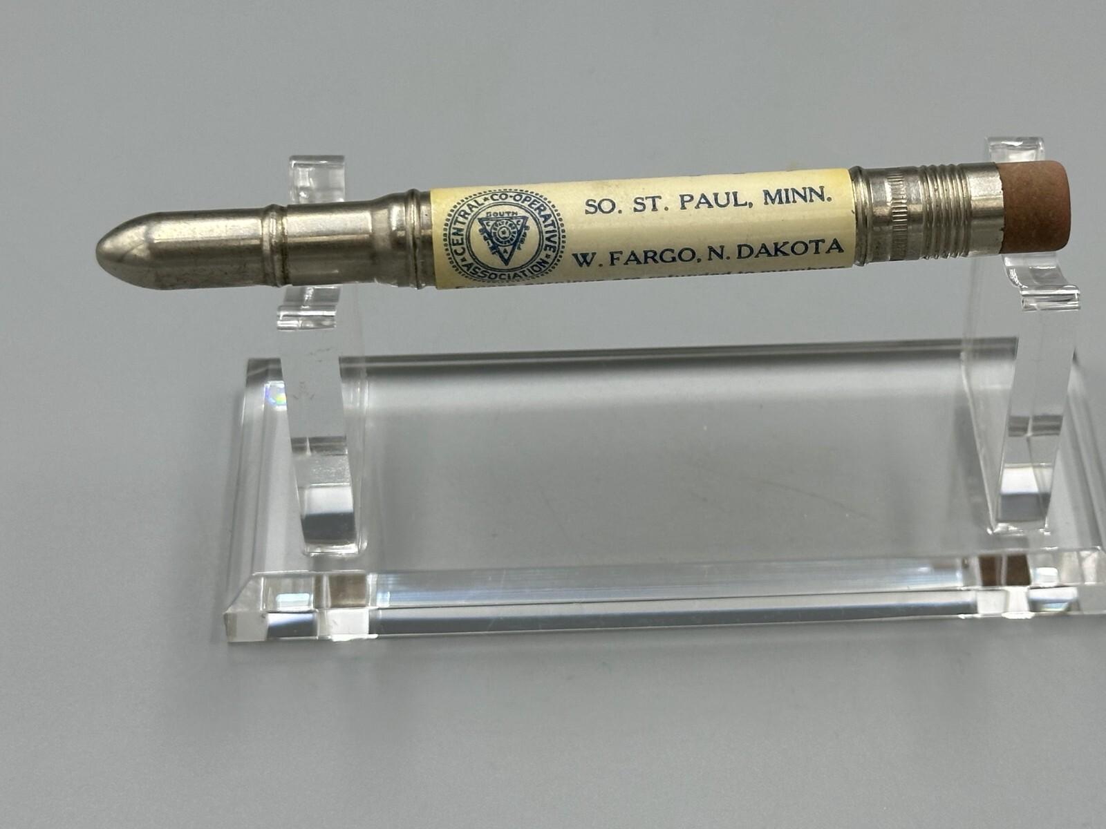 Vintage LIVE STOCK Selling BULLET PENCIL Farm Advertising ST PAUL Fargo BILLINGS