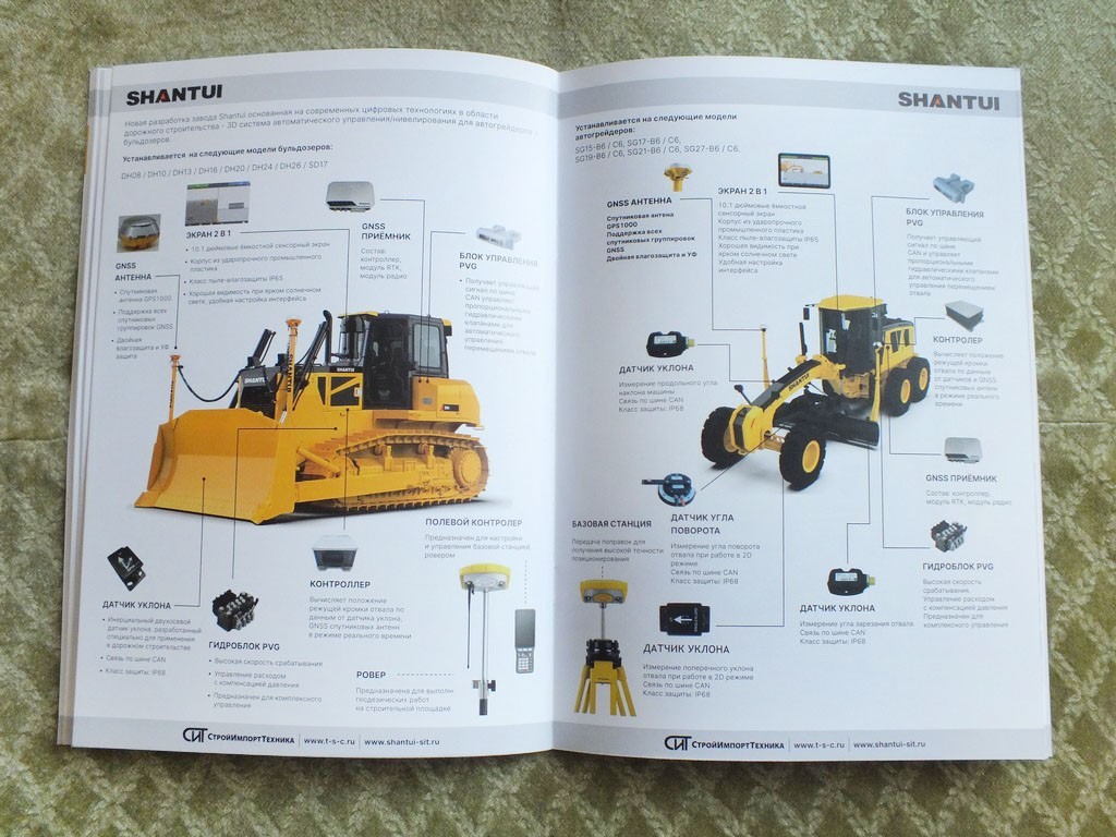 SHANTUI Trucks Bulldozer Excavator Graider Construction Equipment Brochure 2025