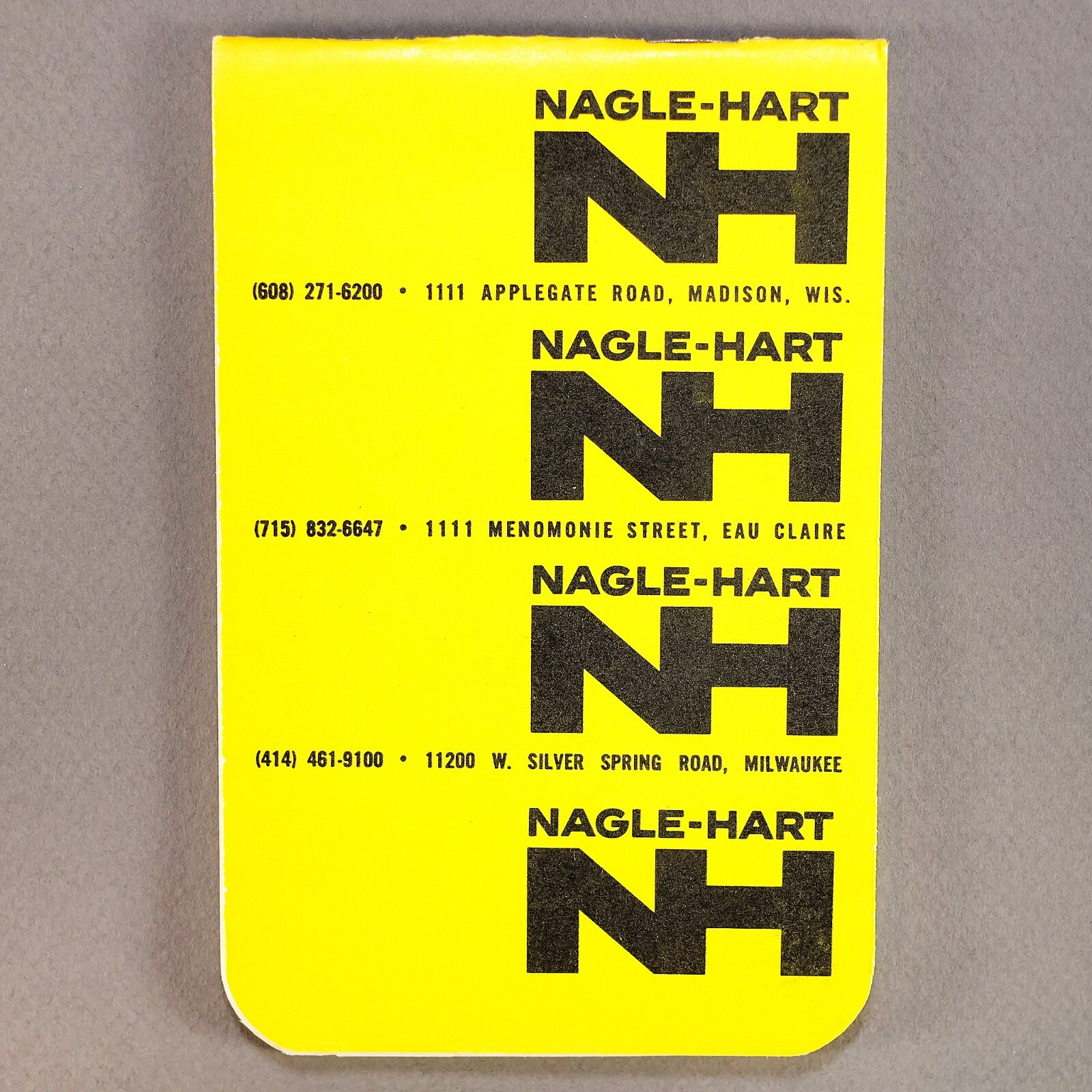 Vintage 1971 Nagle-Hart Tractor & Machinery Co. Advertising Notebook – Milwaukee