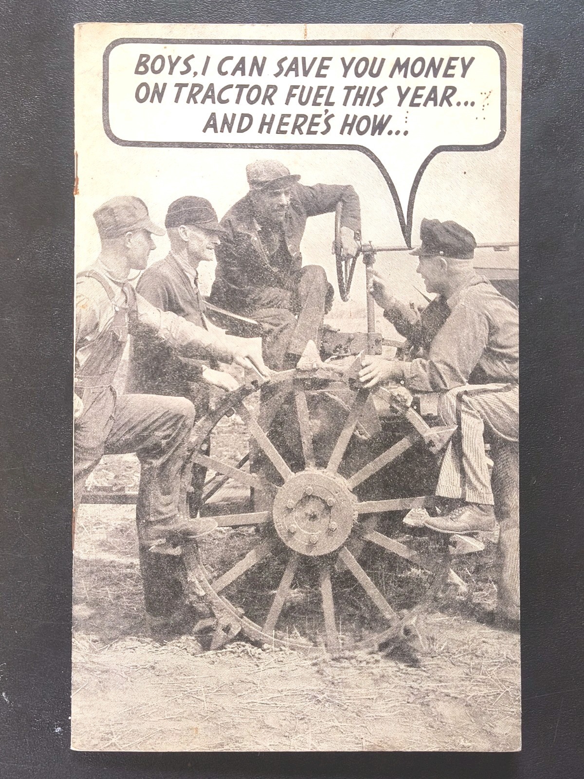 1930s Standard Oil NB Tractor Farm Brochure Smilin Slim Advertising Gas Ad