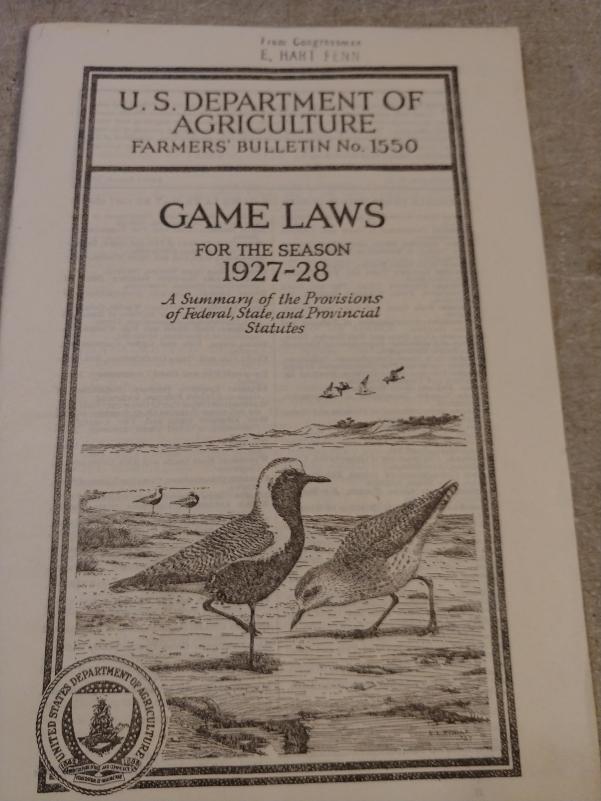 7 DEPARTMENT OF AGRICULTURE BOOKLETS On POULTRY AND BIRDS 1917 -1928