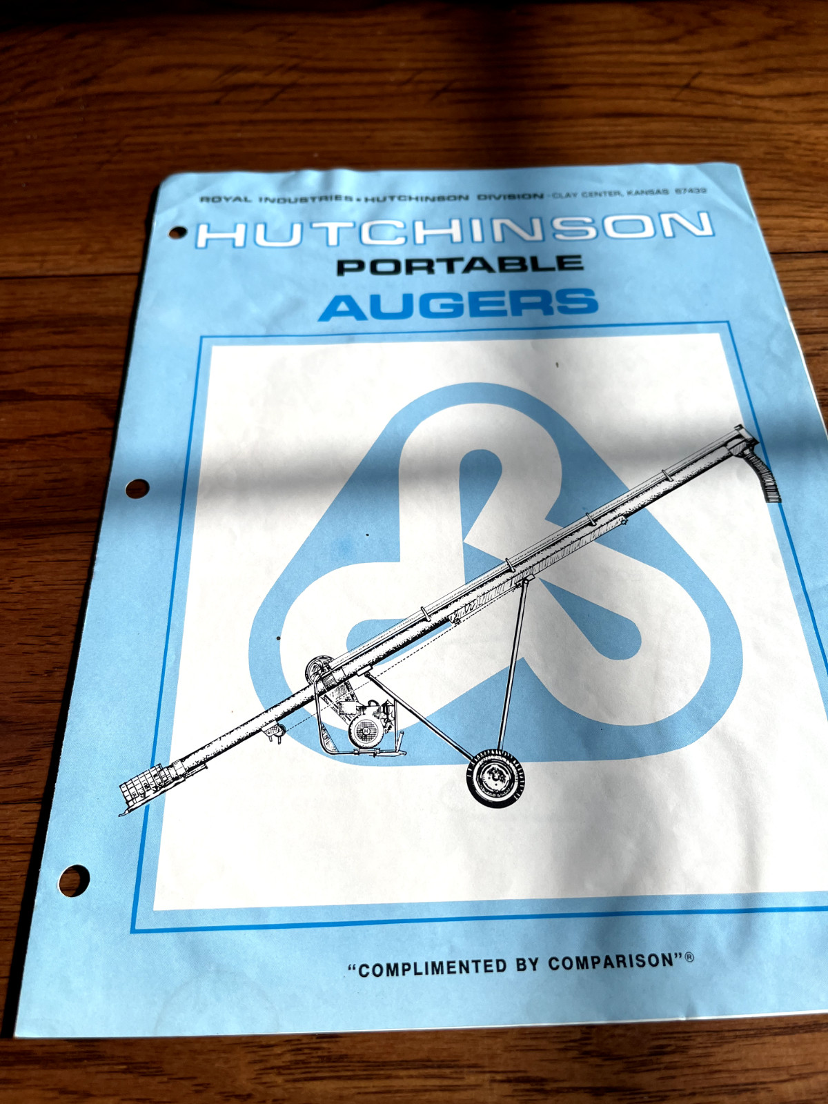Hutchinson Portable Augers Brochure BAOH