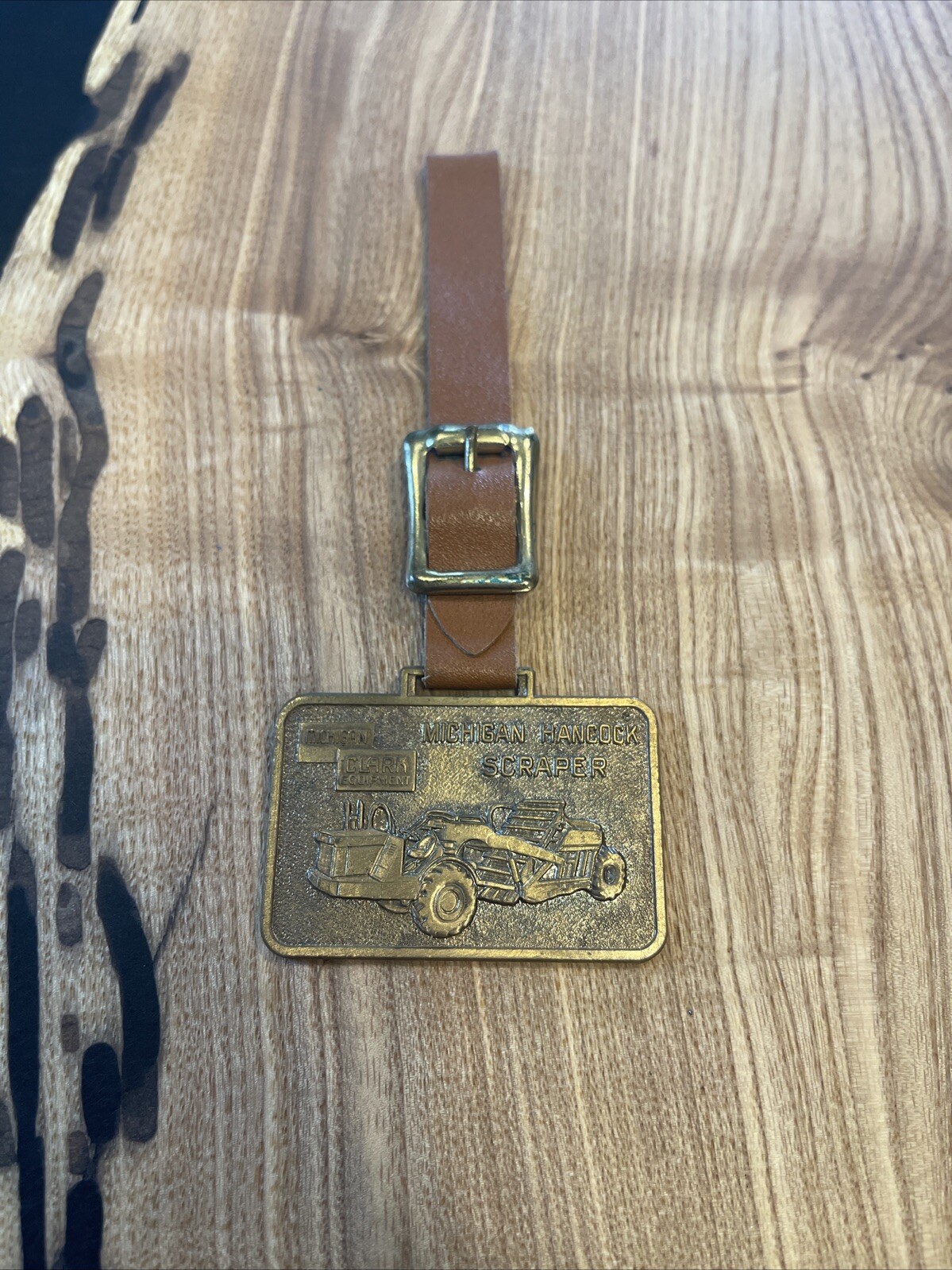 Watch Fob Michigan Hancock Scraper Clark Equipment