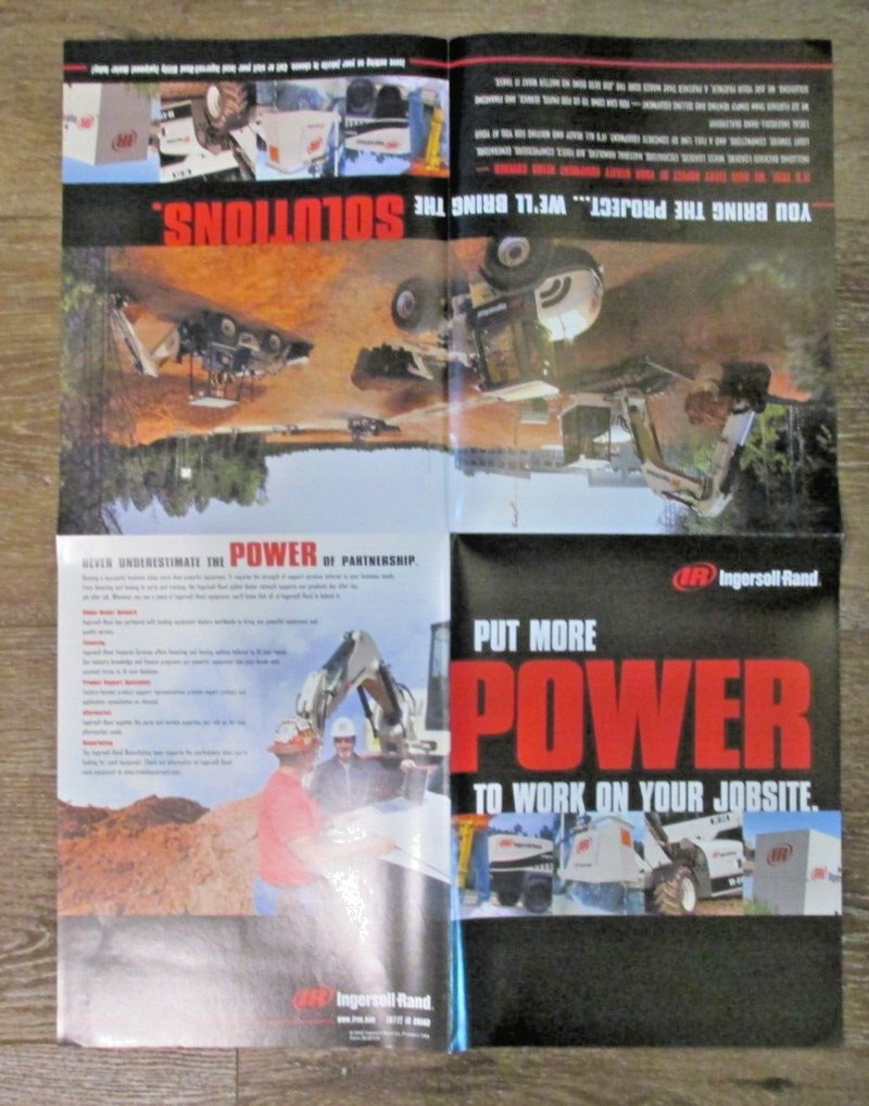 INGERSOL RAND Utility Equipment Dealer Surewood Supply Coquitlam Ca Ad Brochure