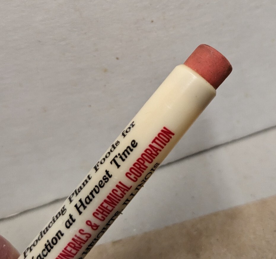 Vintage International Fertilizers Chicago Hts IL Mason City IA Bullet Pencil