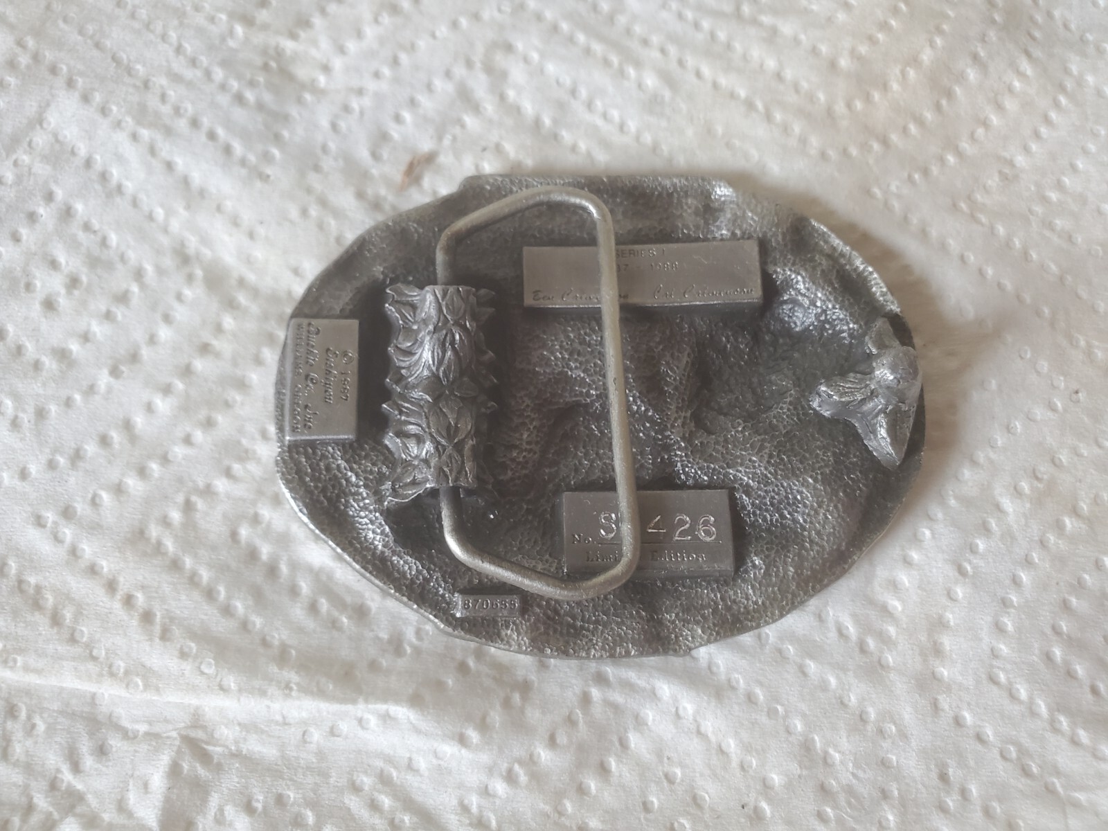 Metal Belt Buckle TISCO 51 Years Tractor Implement Supply Company #2