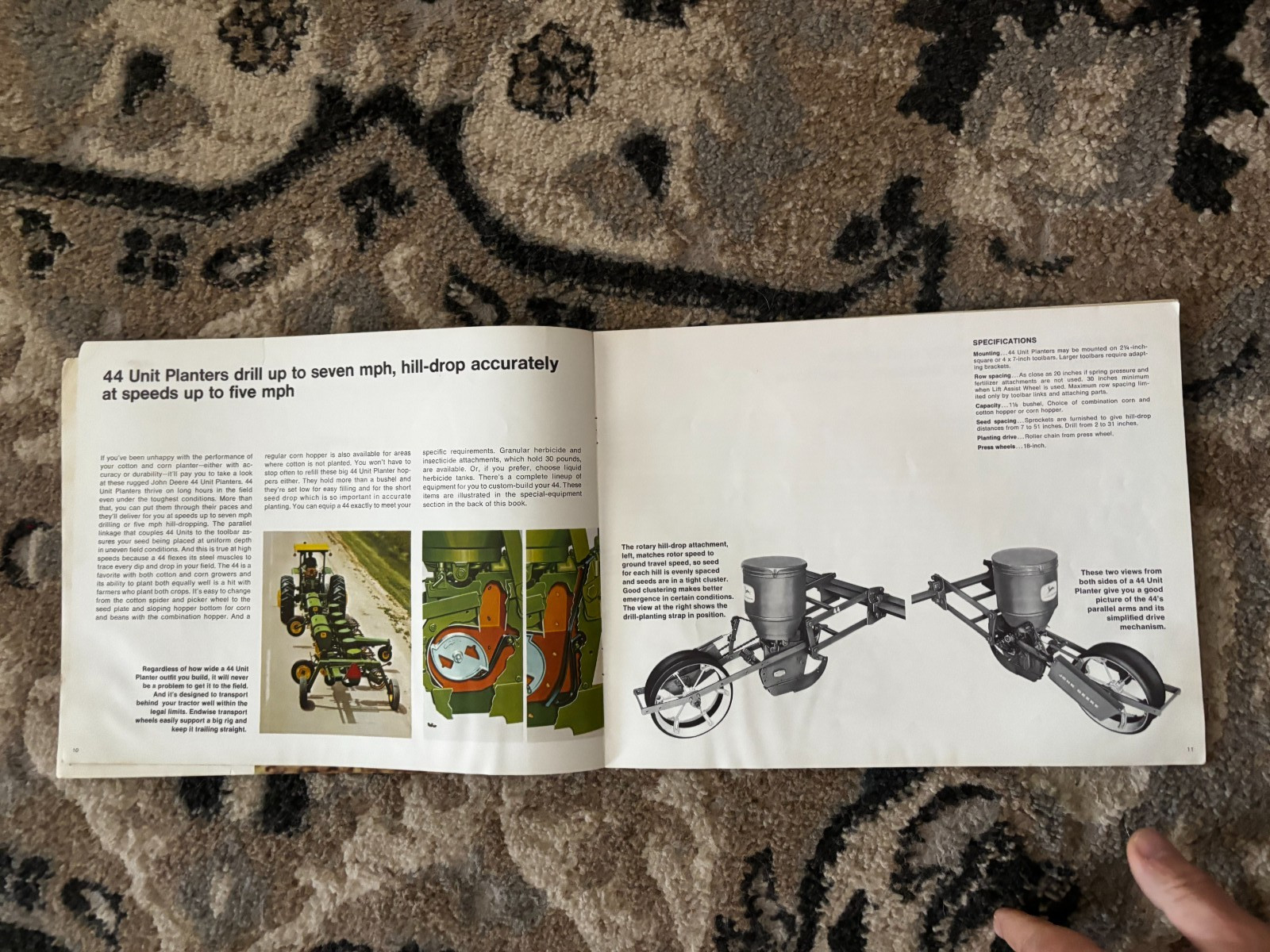 John Deere Unit Planters for 1969 Brochure DCPA26