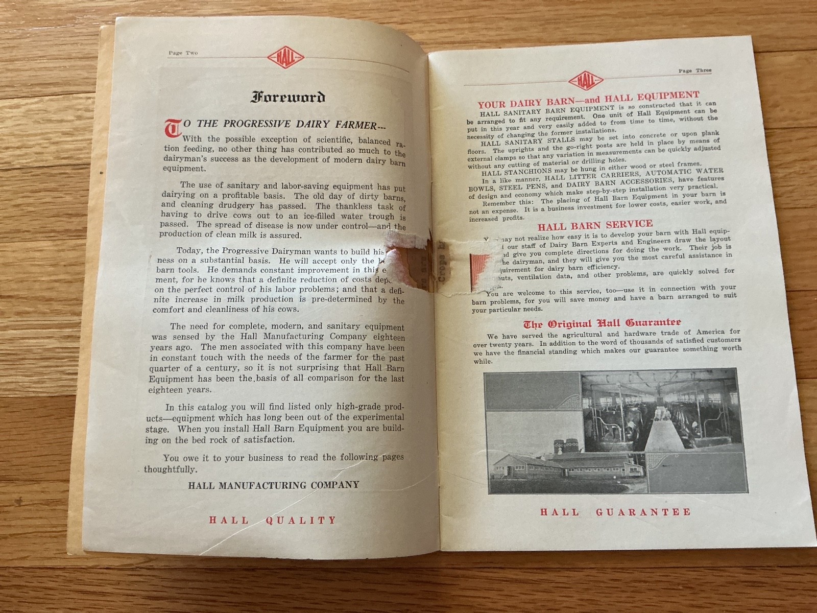 1936 catalog HALL MANUFACTURING COMPANY Cedar Rapids IOWA agricultural hardware